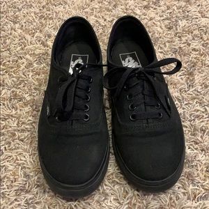 All black vans
